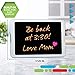 Discovery Kids Neon Glow Drawing Easel w/ 6 Color Markers, Built-in Kickstand/Wall Mount, 5 Light Modes, Easy Clean/Washable, Wide Screen, Flat Storage, Portable Travel Activity, Electronic Activity