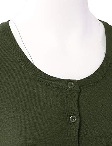 Image of Allsense Women's Long-Sleeve Crewneck Cardigan | Classic Button Down Sweater, Soft Fine Knit, Lightweight