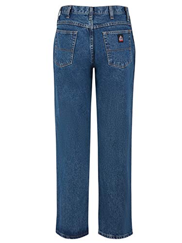 Bulwark Men's Flame-Resistant Relaxed-Fit Stone-Washed Jean2