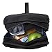 PackIt Freezable Lunch Bag, Black, Built with EcoFreeze Technology, Foldable, Reusable, Zip and Fold Closure with Buckle Handle, Perfect for School and Office Lunches