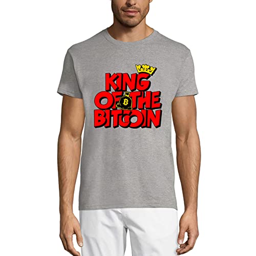 Men's Graphic T-Shirt King of The Bitcoin Traders Quote - Crypto Mining Eco-Friendly Limited Edition Short