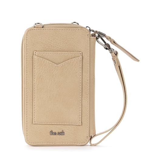 The Sak Silverlake N/S Smartphone Crossbody, Natural Medallion4