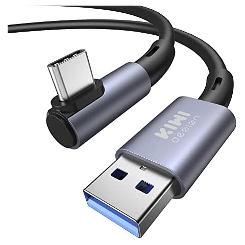 KIWI design Link Cable 5M/16FT Compatible with Meta/Oculus Quest 2 Accessories, USB 3.0 to Type-C VR Headset Cable for PC VR and SteamVR Game Cable Fast and Stable Cover