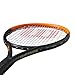 Wilson WR171610U Hard Tennis Racket, Junior [Strunged] Burnspin, Black/Orange, 25