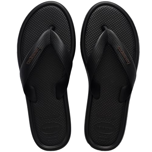 Havaianas Puffed Up Sandalias Mujer – Chanclas de verano acolchadas, cómodas y ligeras, suela antideslizante, diseño moderno, Negro , 39/40 EU