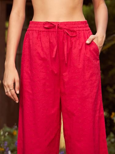 Image of SASSAFRAS Womens Crop Shirt /Wide Leg Pants