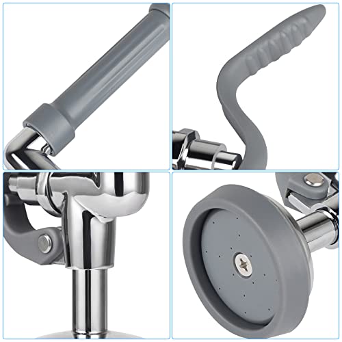 Kanoney Pre Rinse Spray Valve For Commercial Sink Kitchen Faucet 1.42Gpm High Pressure Restaurant Sprayer With Hand Grip Dish Spray Face For Industrial Dishwasher, Gray #TOP3