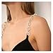 Gold Bra Straps Ring Rhinestone Tops Shoulder Chain for Women Fashion Lingerie Strap