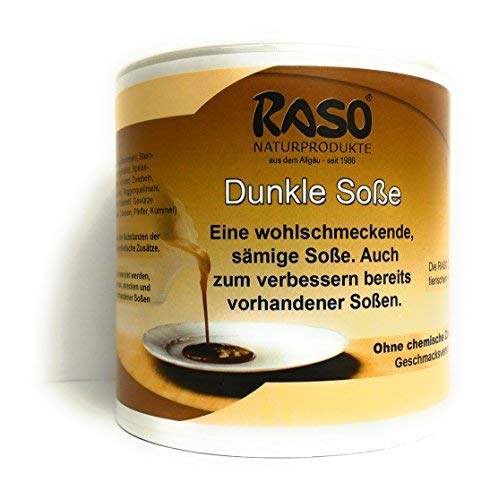 Dunkle Soße - Cremige Soße (1x 300g Dose) - Einfach und schnell zubereitet von RASO Naturprodukte Cover