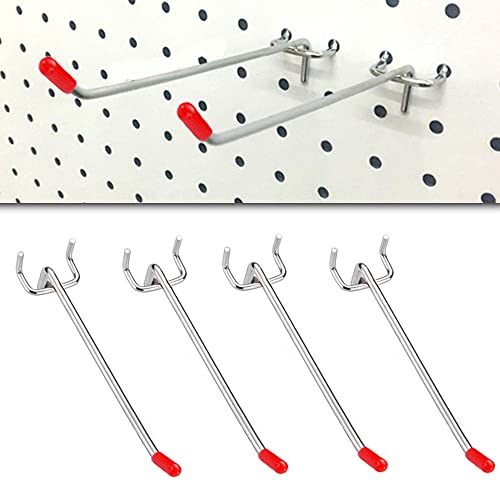 Dtoterul Lochwand Haken 30 Stück Lochwand Zubehör Lochwandhaken Stecktafel Zubehör Pegboard Haken Peg Board Anhänge Haken Werkzeugwand Hakenset Sortiment für Supermarktregale Baumärkte Werkzeugräume