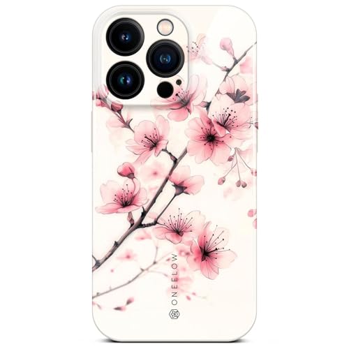 Coque iPhone 14 Pro fleur protège objectif photo étui mince rigide