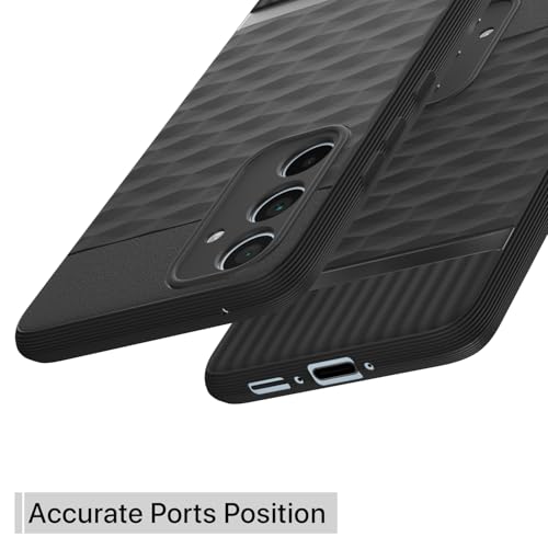 Image of Amazon Basics Back Cover for Samsung Galaxy A35 5G| Full Camera Protection | TPU Soft Flexible Shockproof Back Cover(Black)