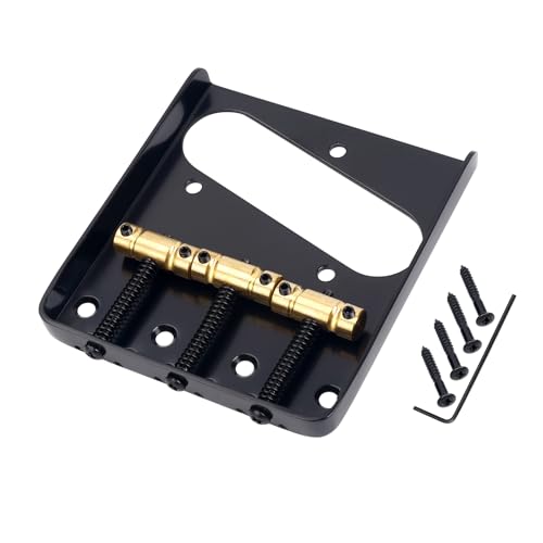 Chevalet fixe vintage en laiton pour guitare Telecaster Squier