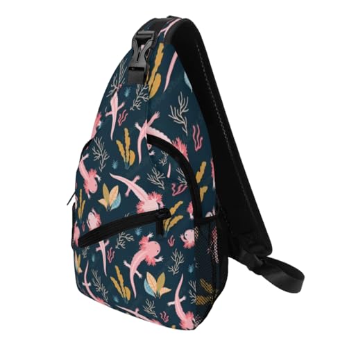 Crossbody backpack for men and women, chest bag, crossbody bag, suitable for travel, sports, running, hiking2