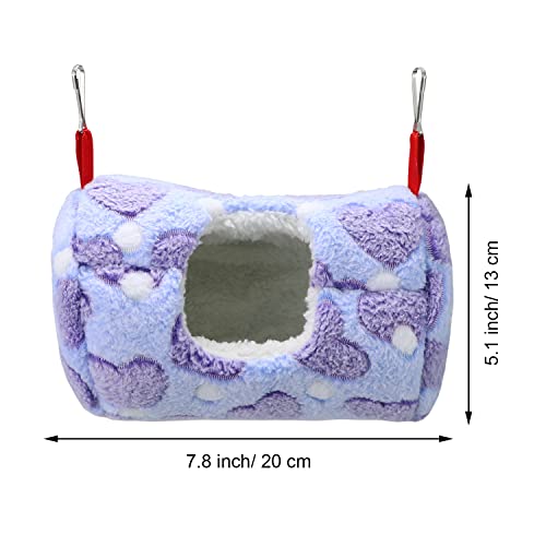 Image of Litewoo Sugar Glider Sleeping Pouch Small Animal Hammock Bed Nest, Blue