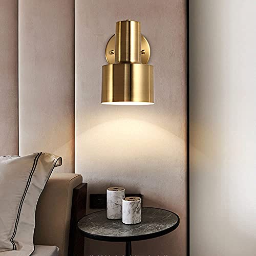 Foco de pared orientable de metal con luz moderna ideal para dormitorios 4