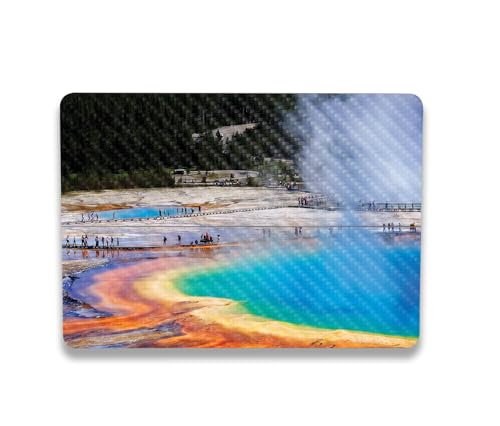 Image of MightySkins Carbon Fiber Skin Compatible with Microsoft Surface Laptop Studio 2 (2023) Full Wrap Kit - Prismatic Spring | Protective, Durable Textured Carbon Fiber Finish | Made in The USA