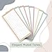 8 Pack Magnetic Notepads for Refrigerator, Assorted Colors Memo Pads with Lined Pages, 30 Sheets Each, Ideal for Grocery Lists, to-Do, & Shopping
