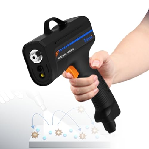 Ionizing Air Gun antistático portátil con luz y alarma miniatura 1