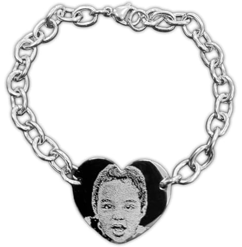 Bracelet photo personnalisé : un bijou en acier hypoallergénique pour peaux sensibles