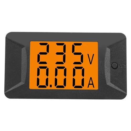 Voltímetro AC 40‑400V 100A Medidor de Panel de Amperios de Voltaje Digital Dual Amperímetro Voltímetro 110‑220V