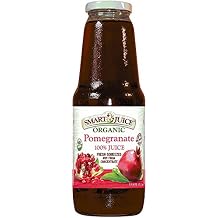 Smart Juice 100% Juice Organic Pomegranate, 33.8 Oz