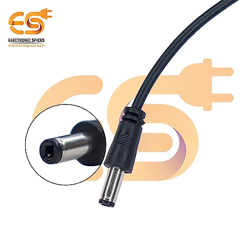 Electronic Spices 5A AC Power Supply USB Cable Charger 5.5mm Male Plug Pin For Rechargeable Headlamp Flashlight 5 41RZoYl5FlL