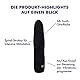 EIS Vibrator ’Wellenreiter’ 10 Vibrationsprogramme | Sex-Spielzeug Frau mit Klitoris-Stimulation | Leise & stark | Erotisches Toy aus Silikon | Wasserdichter (IPX7) Stimulator | Farbe: schwarz