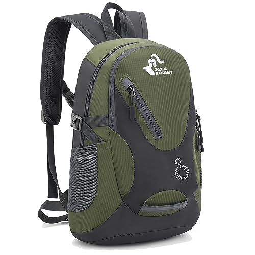 Bseash Mochila de senderismo de 20L de tamaño pequeño, mochila de viaje ligera y resistente al agua para niños, niñas y niños que montan en bicicleta.