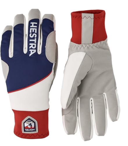 Hestra Comfort Tracker 5-Finger Glove, Cross-Country Windproof Insulated Ski Touring Glove - Navy/Offwhite - 7