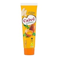 Calvé Maionese Classica, Formato 150 ml, Maionese Calvé Classica con Olio di Semi di Girasole, Ideale per Sandwich e Tartine, Senza Conservanti e Senza Zuccheri, Senza Glutine, Vegetariano