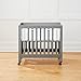Mini Crib Breathable Mesh Liner by BreathableBaby, Classic 3mm Mesh, White, Size 4M Covers 4 Sides FITS MINI CRIBS WITH 38x24” MATTRESS ONLY