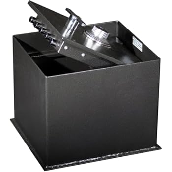 Stash Safe Protex IF-1500C In-Ground Floor Safe – Medium In-Ground Security Safe with 1/2" Steel Door, 5 Locking Bolts, Anti-Theft Design
