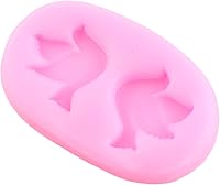 Vista 9 de Mujiang Moldes de silicona para decoración de bautizo para tartas cruzadas, moldes de silicona para comunión, paloma para fondant, molde de mano