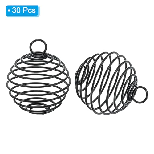 Pendentif cage à perles acier inoxydable extensible et robuste DIY - 3