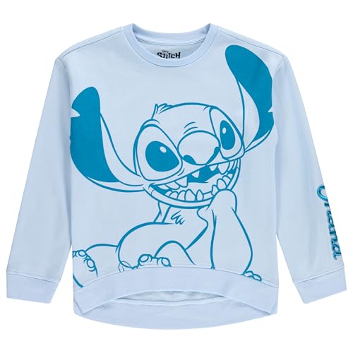 Image of Disney Girls Lilo & Stitch Clothing Set - Stitch Sweatshirt Hoodie and Shorts Set -Little and Big Girl Sizes 4-16