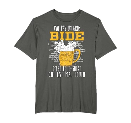 J'Ai Pas Un Gros Bide C'est Le Tee Shirt Cadeau Humoristique T-Shirt