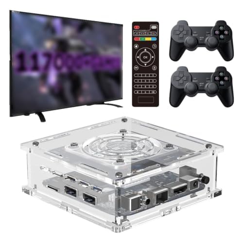 Consola De Juegos Retro Con 256 Gb De Almacenamiento, Más De 50 000 Juegos Integrados Y 2 Mandos Inalámbricos Compatibles Con Ps1, Psp, Mame Y Salida Av 4k Hd.