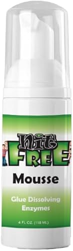 Miniatura 7 de Nit Free Kit profesional de piojos - Kit de 3 pasos Mousse 4oz, champú 8oz profesional acero inoxidable Terminator Comb