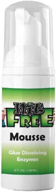 Nit Free Professional Lice Kit - 3 Step Kit Mousse 4oz, Shampoo 8oz Professional Stainless Steel Terminator Comb