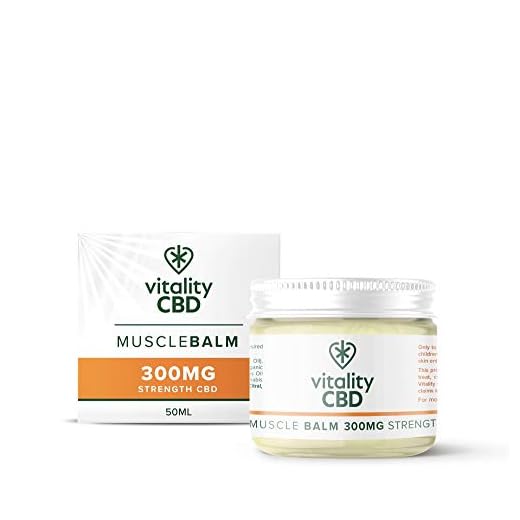 Vitality CBD Muscle Balm Natural