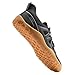ZURIN Men's Barefoot Training Shoes-Wide Toe Box | Zero Drop Sole | Slip On | Gym Cross Trainers for Walking Weightlifting Workout Trail Running Hiking Black Gum