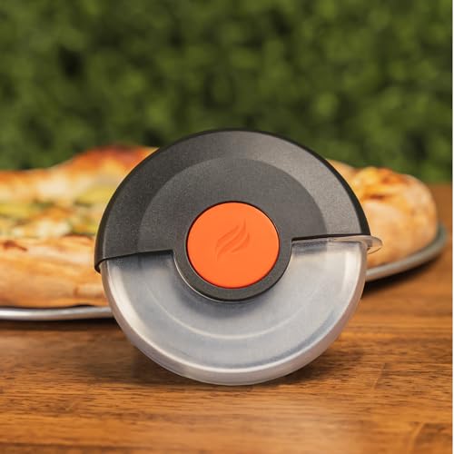 BLACKSTONE Palm Pizza Cutter with Circular Blade and Sliding Blade Cover