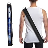 Golf Beer Cooler Sleeve Bag - 7 Can Insulated Beverages Cooler Tube with Adjustable Shoulder Strap, Leakproof Beverage Storage Case, Funny Golf Gifts for Men Beer Lovers Father (Black)