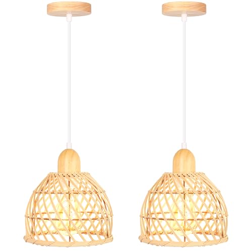 iDEGU 2 Piezas Lámpara Colgante Moderna Creativa Lámpara de Techo...
