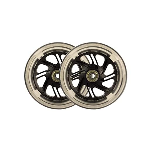 Airel Pack Roues Trotinette | Roues Rechange Trotinette | Roues Scooter | Roues Lumineuses pour Scooter