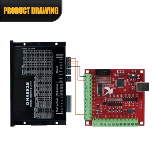 Moteur pas à pas DMA882S commande numérique 80V AC pilote pour graveur CNC