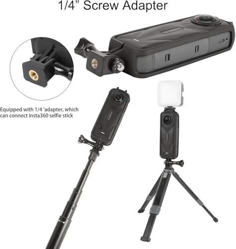 Image of Insta 360 X5 Plastic Protective Frame Case | Border Cover Cage for Insta 360 X5 | Anti-Fall, Anti-Scratch, Shockproof ABS Housing | Action Camera Accessories