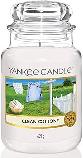 Yankee Candle Scented Candle | Clean Cotton Large Jar Candle | Long Burning Candles: up to 150 Hours | Perfect Gifts for Women