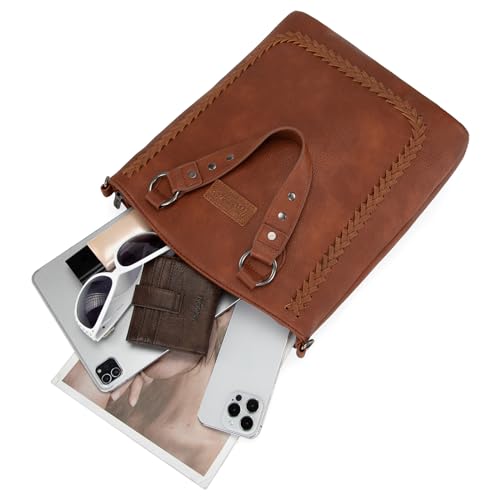 Image of Wrangler Convertible Backpack Purse for Women Vintage Tote Bag Multifunction Shoulder Bag